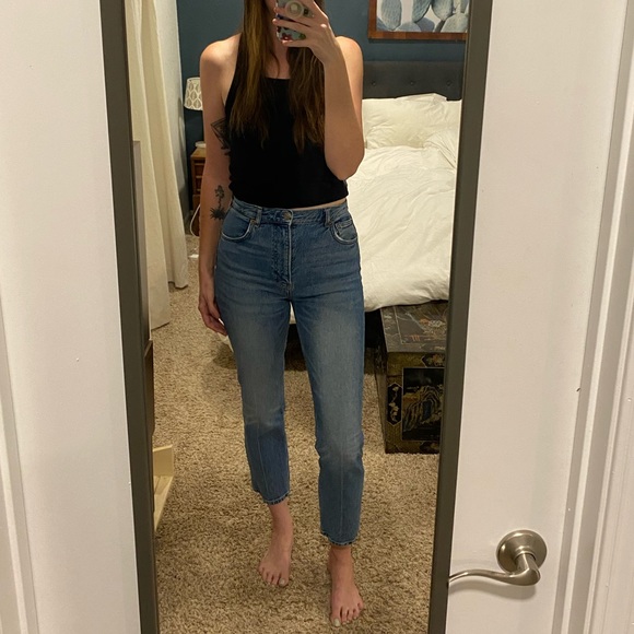 Reformation Liza High Waist Straight Leg Jean - Picture 2 of 10